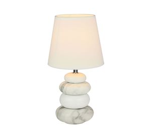 Lámpara sobremesa 1L E27 aros Abitare