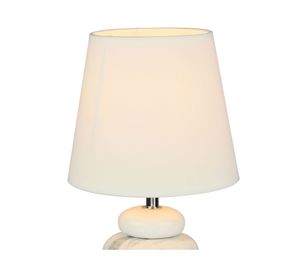 Lámpara sobremesa 1L E27 aros Abitare