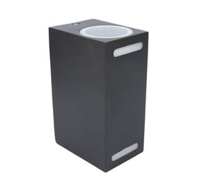 Aplique 2L GU10 Burne negro Abitare