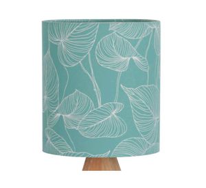 Lámpara sobremesa 1L E27 Biham hoja verde Abitare