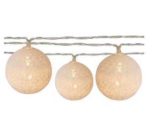 Guirnalda LED 20L esfera blanco Abitare