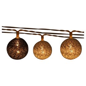 Guirnalda LED 10L esfera azul Abitare