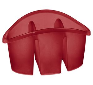 Escurridor cubiertos rojo San Remo.