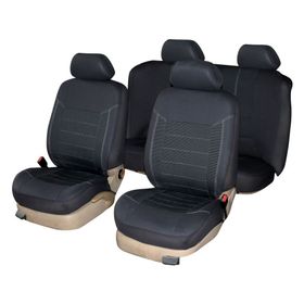 Funda asiento auto Top negro 10 piezas