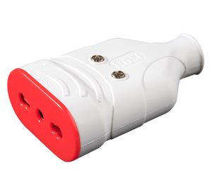 Enchufe hembra volante 10/16A 2P+T RS78205 blanco Rosi