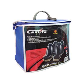 Funda asiento auto Bonjono negro/gris 10 piezas