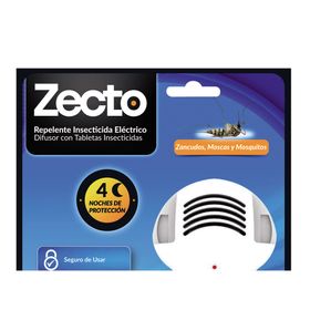 Difusor eléctrico + 4 tabletas insecticida Zecto Anasac