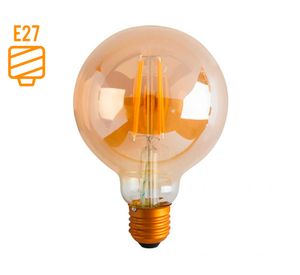 Ampolleta led 5W E27 luz cálida Globo