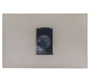 Placa armada dimmer Nobile antracita Bticino