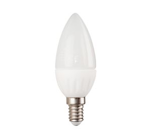 Ampolleta LED 60W E14 luz cálida Vela 4 unidades Elfa.