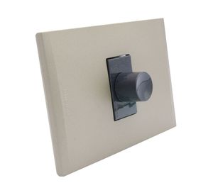 Placa armada dimmer Nobile antracita Bticino
