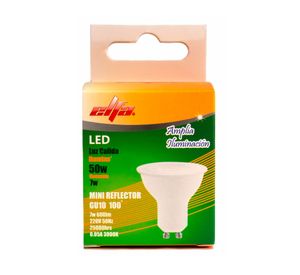 Ampolleta LED 7W GU10 luz cálida
