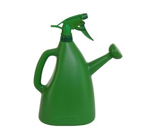 Regadera 1.8 litros con pulverizador verde Roots