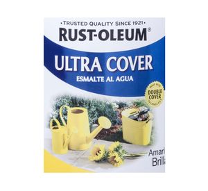 Esmalte al agua 946 ml Ultra cover amarillo sol brillante Rust-Oleum
