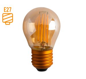 Ampolleta led 4W E27 luz cálida Mini Globo