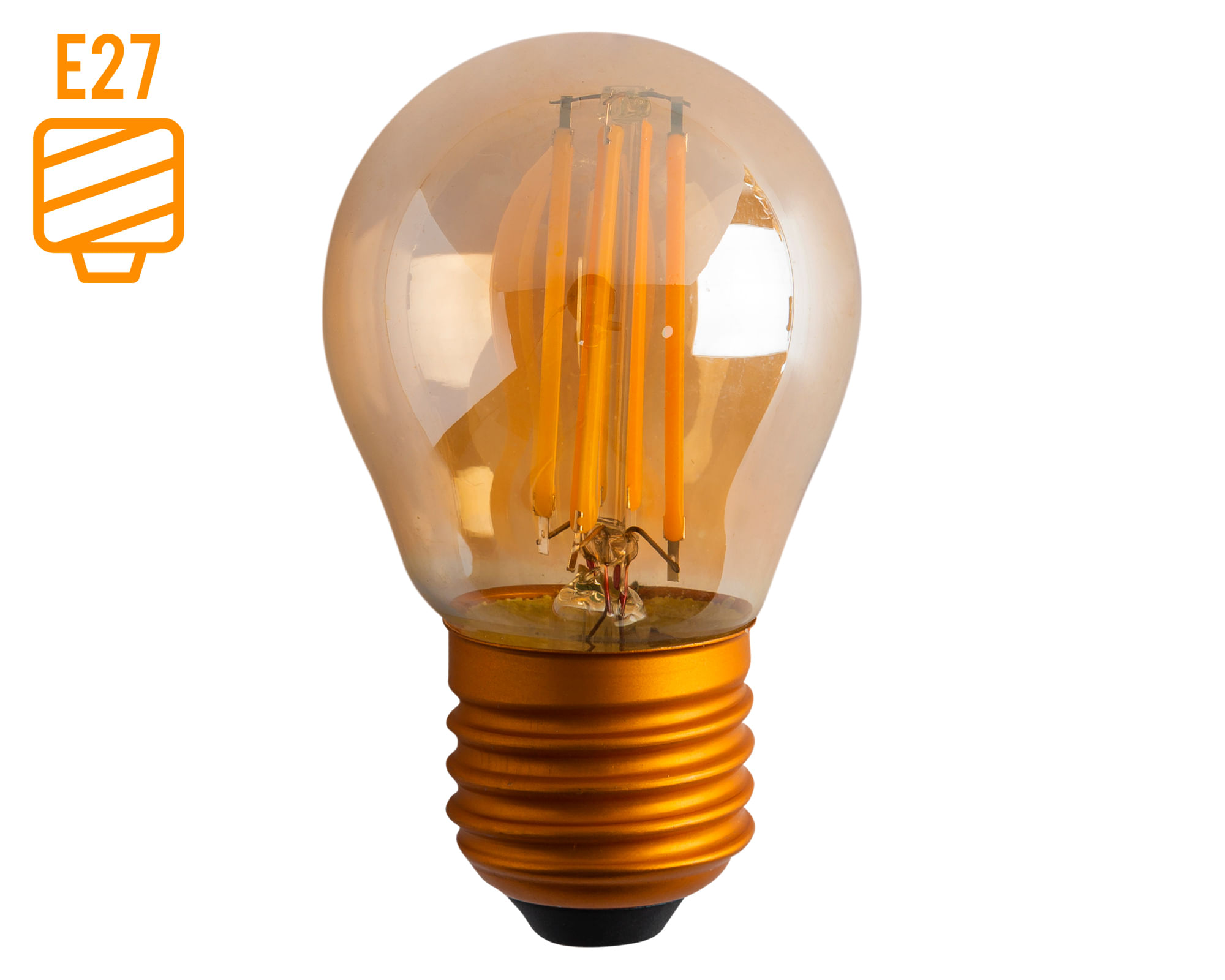 Ampolleta led 4W E27 luz cálida Mini Globo