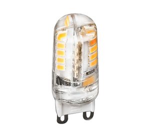 Ampolleta bulbo LED 3W G9 luz cálida Megabright