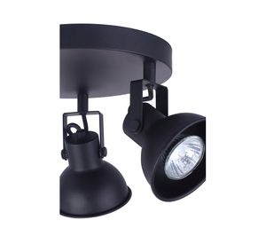 Spot 3L GU10 Aglaia negro Abitare