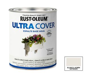 Esmalte al agua 946 ml Ultra cover blanco Jazmín satín Rust-Oleum