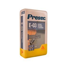 Estuco interior/exterior E03 25 kg
