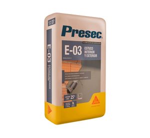 Estuco interior/exterior E03 25 kg