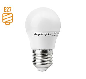 Ampolleta LED 5W E27 luz fría G45 Megabright
