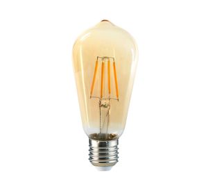 Ampolleta LED 6W E27 luz amarilla ST58 Megabright