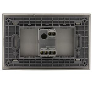 Placa armada simple 10A 9/24 Nóbile perla Bticino