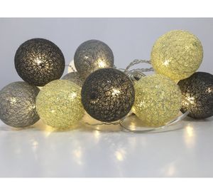 Guirnalda LED 20L Bola algodón Ledzone