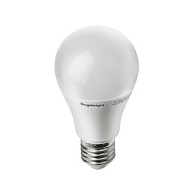 Ampolleta bright LED 7W E27 luz fría A55 3 unidades Megabright