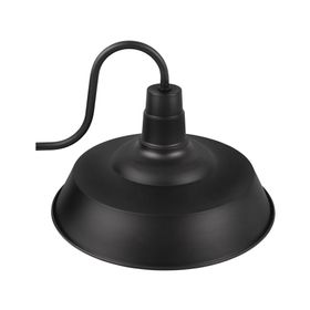 Aplique 1L E27 Gael negro mate Abitare