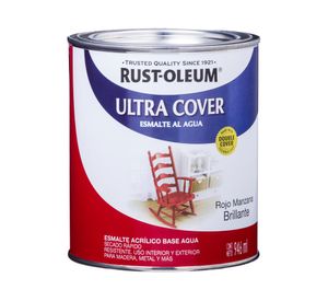 Esmalte al agua 946 ml Ultra cover rojo manzana brillante Rust-Oleum