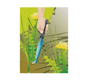 Gubia 11 cm negro/calipso Gardena