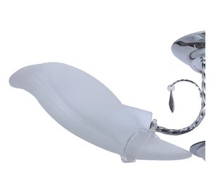 Lámpara colgar 4L E27 hojas Abitare.