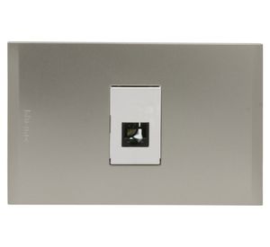 Toma telefónica armada RJ11 perla Bticino