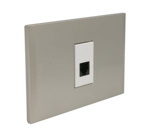 Toma telefónica armada RJ11 perla Bticino