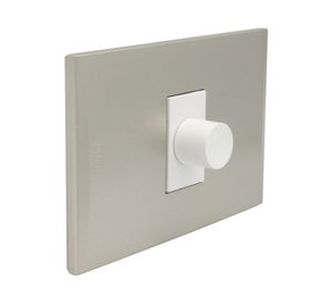 Placa armada dimmer Nobile perla Bticino