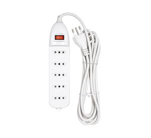 Alargador múltiple 5 posiciones 3 m AT105-5 blanco Ante