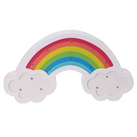 Lámpara sobremesa cartel LED arcoíris Abitare