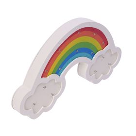 Lámpara sobremesa cartel LED arcoíris Abitare