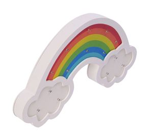 Lámpara sobremesa cartel LED arcoíris Abitare