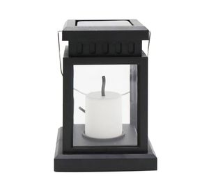 Lámpara decorativa solar LED 1L Fanal negro Pro Outdoor.