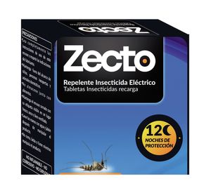 Recarga insecticida tableta Zecto 12 unidades Anasac
