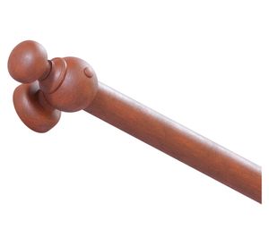 Barras para Cortinas 35 mm madera 200x3 cm cedro