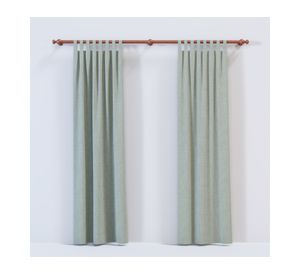 Barra para cortina madera 35 mm sin argollas 3.5x240 cm Cedro