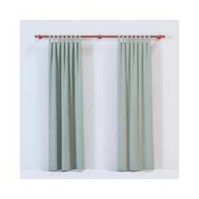 Barra para cortina madera 35 mm sin argollas 3.5x160 cm Cedro