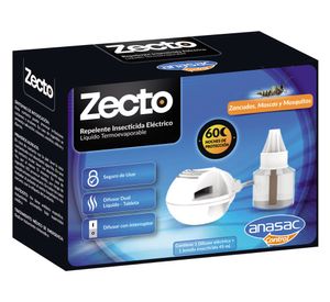 Difusor eléctrico + insecticida líquido Zecto Anasac
