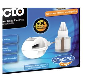 Difusor eléctrico + insecticida líquido Zecto Anasac