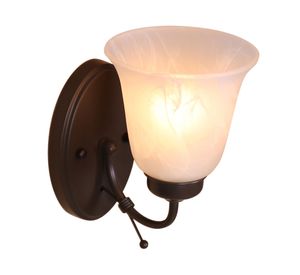 Aplique 1L E27 chocolate/mármol Abitare