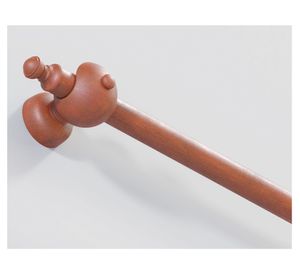 Barras para Cortinas 22 mm madera 200x2 cm cedro